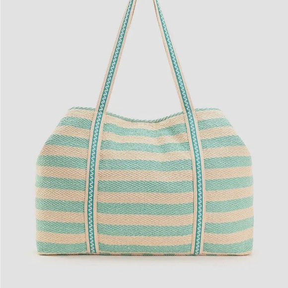 palm tree Floral embellished dolce Italy luxury designer sequin boho tote bag - Picture 4 of 4